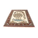 Alfombra persa - Ghom - 207 x 133 cm - beige