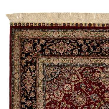 Silk Rug - Chinese Silk - 183 x 122 cm - dark red