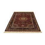 Alfombra de seda - Seda china - 183 x 122 cm - rojo oscuro