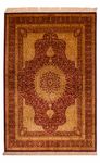 Silk Carpet - Ghom Silk - Premium - 188 x 130 cm - beige