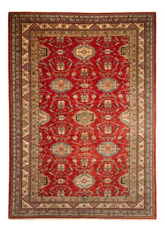 Ziegler Teppich - Kazak 366 x 267 cm, Schurwollteppich,  Teppich Wohnzimmer, Teppich Schlafzimmer