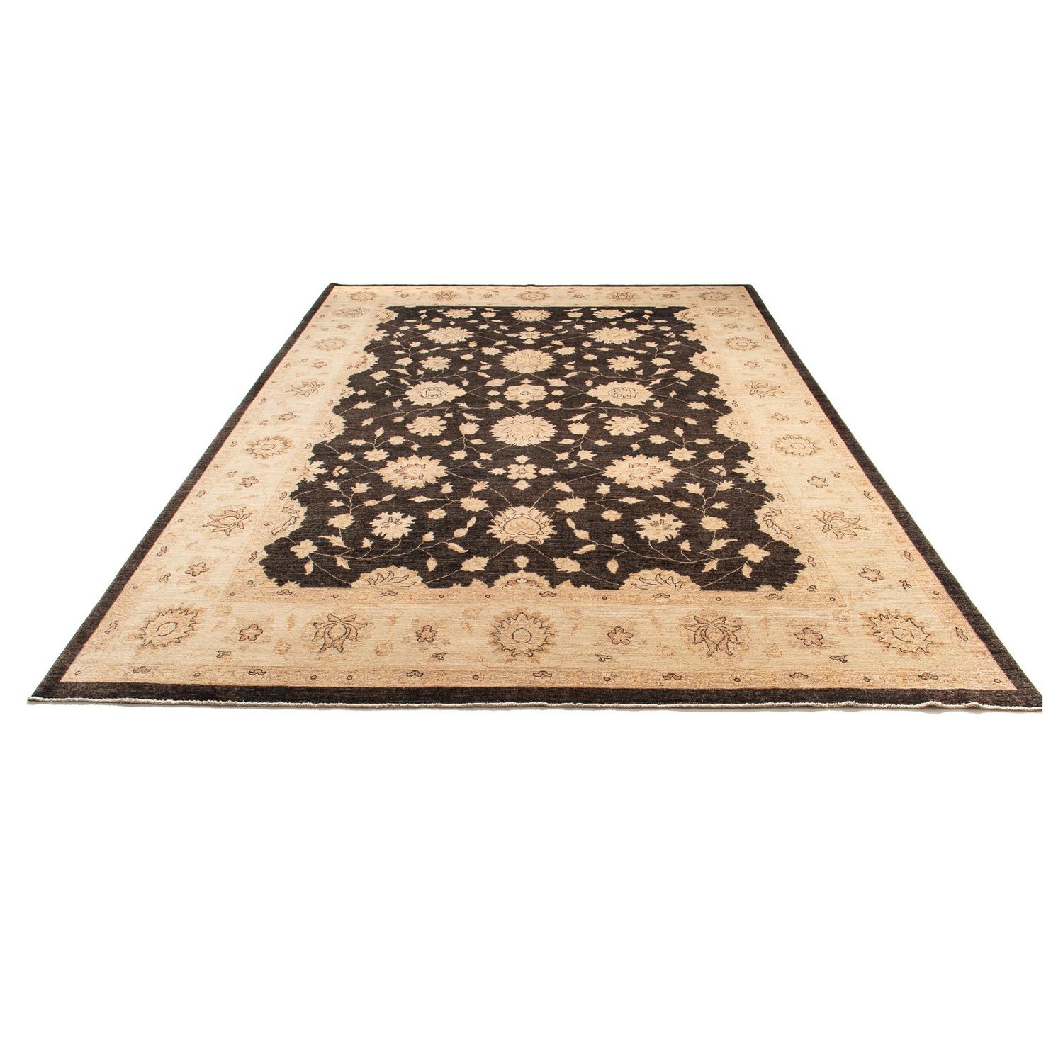 Tapis Ziegler - 349 x 248 cm - bleu foncé