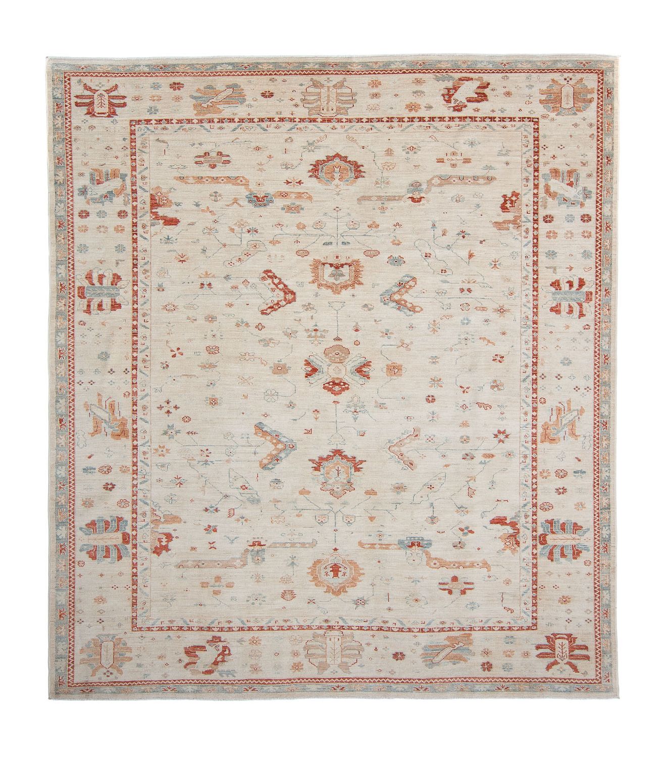 Persisk teppe - Nomadisk - 280 x 240 cm - beige