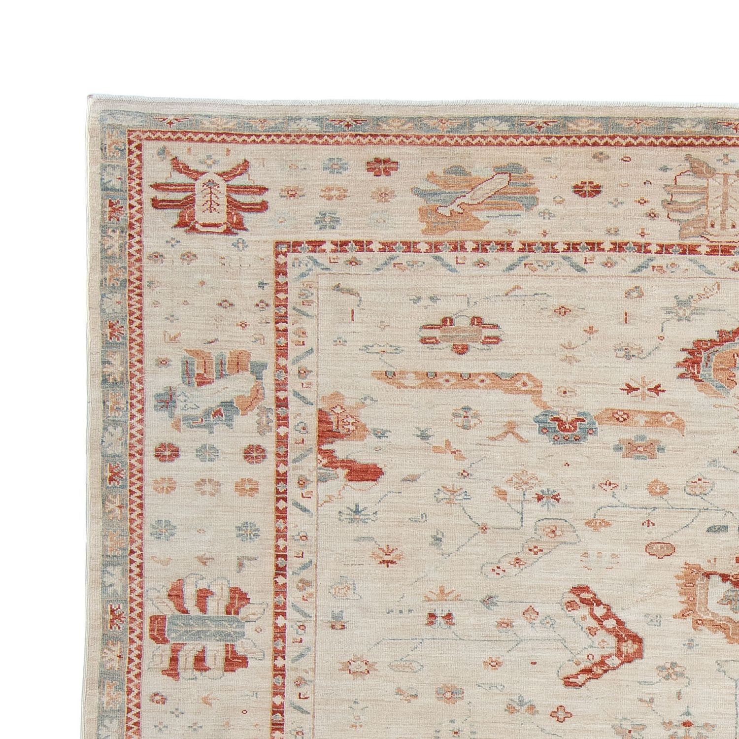 Tapis persan - Nomadic - 280 x 240 cm - beige