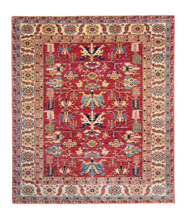 Ziegler Teppich - Kazak 307 x 252 cm, Wolltepich,  Wohnzimmer Teppich, Esszimmer Teppich