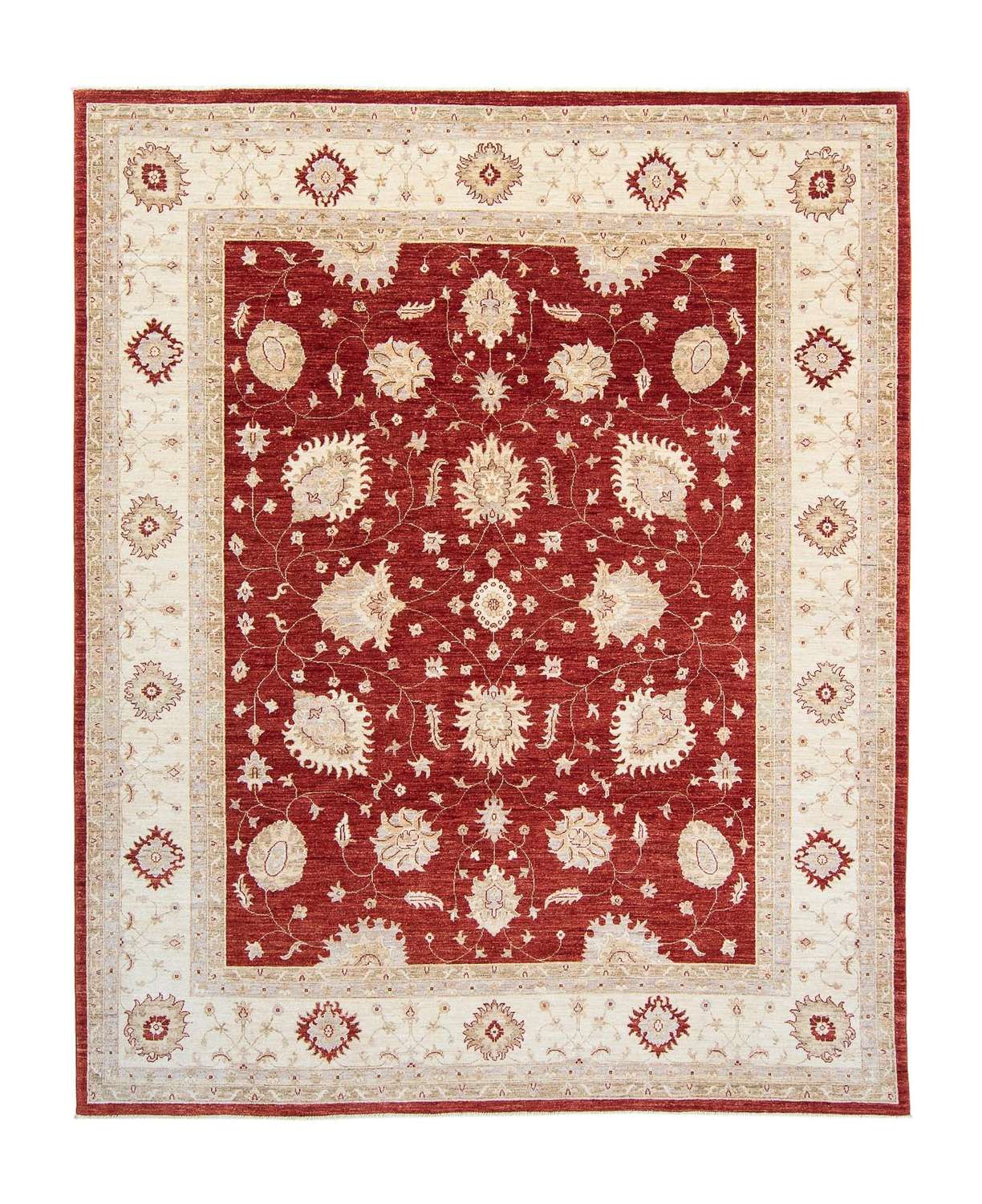 Ziegler Carpet - 298 x 240 cm - mørkerød