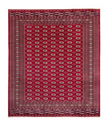 Tapis afghan - Boukhara - 303 x 253 cm - rouge