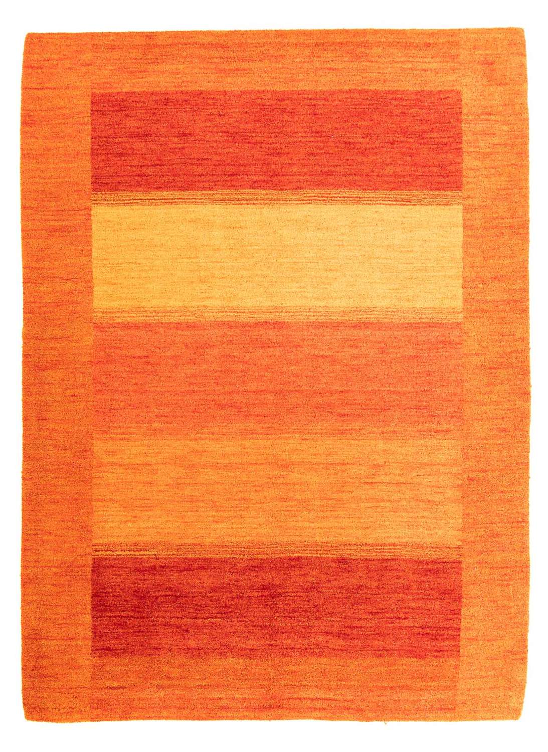 Uldtæppe - 225 x 162 cm - orange