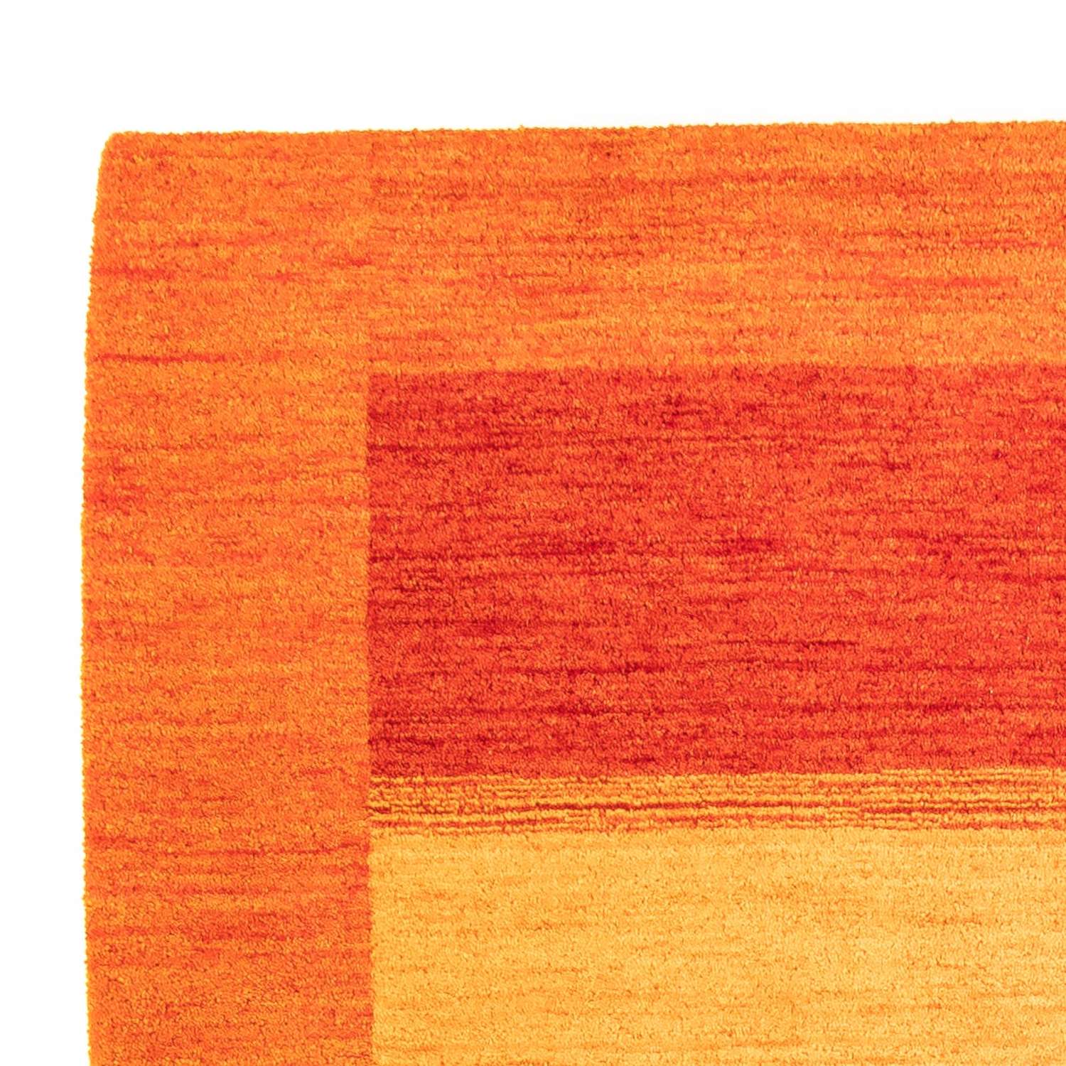 Alfombra de lana - 225 x 162 cm - naranja