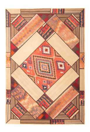 Tapis patchwork - 230 x 160 cm - multicolore