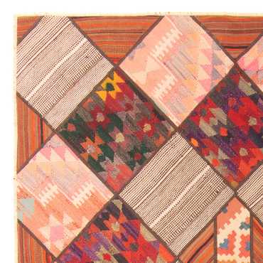 Tapete de trabalho em patchwork - 200 x 150 cm - multicolorido