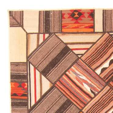 Patchwork Rug - 200 x 150 cm - multicolored