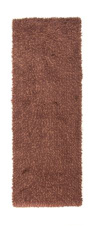 Tapis de couloir Tapis à poils longs - 198 x 70 cm - marron