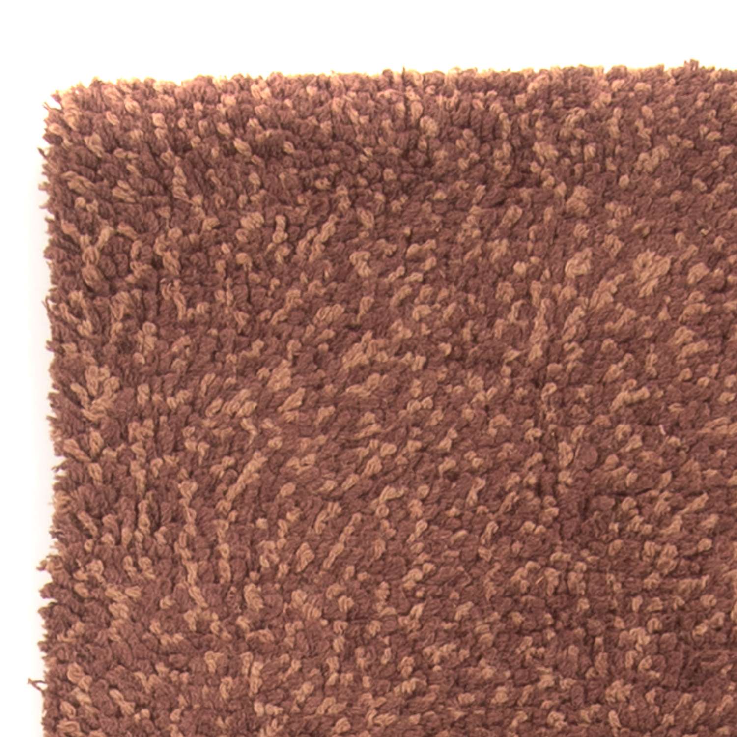 Tapis de couloir Tapis à poils longs - 204 x 70 cm - marron