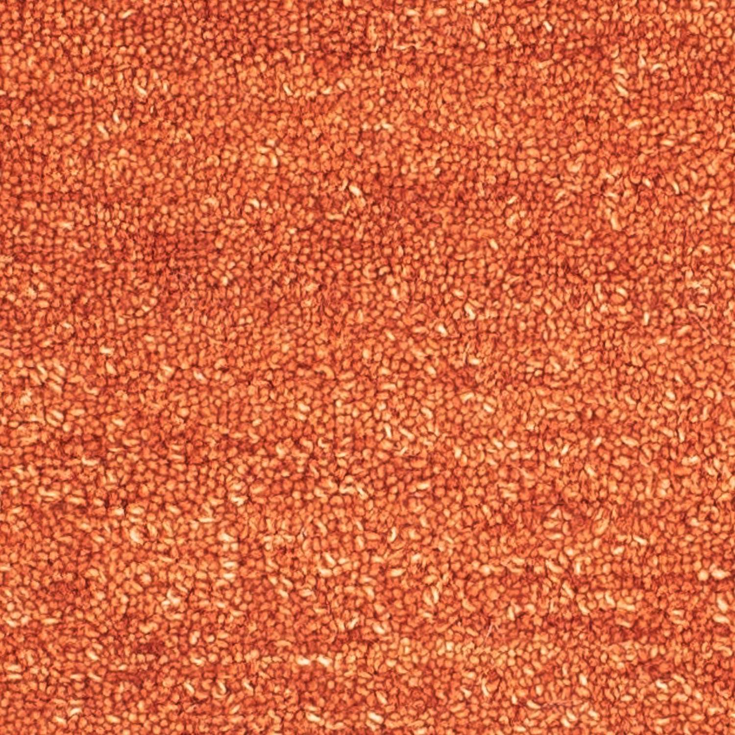 Dywan wełniany kwadratowy  - 47 x 47 cm - pomarańczowy
