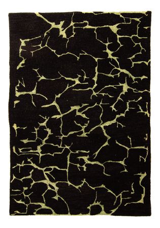 Wool Rug - 240 x 147 cm - dark blue