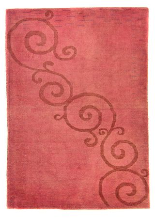 Tapis en laine - 200 x 140 cm - rouge clair