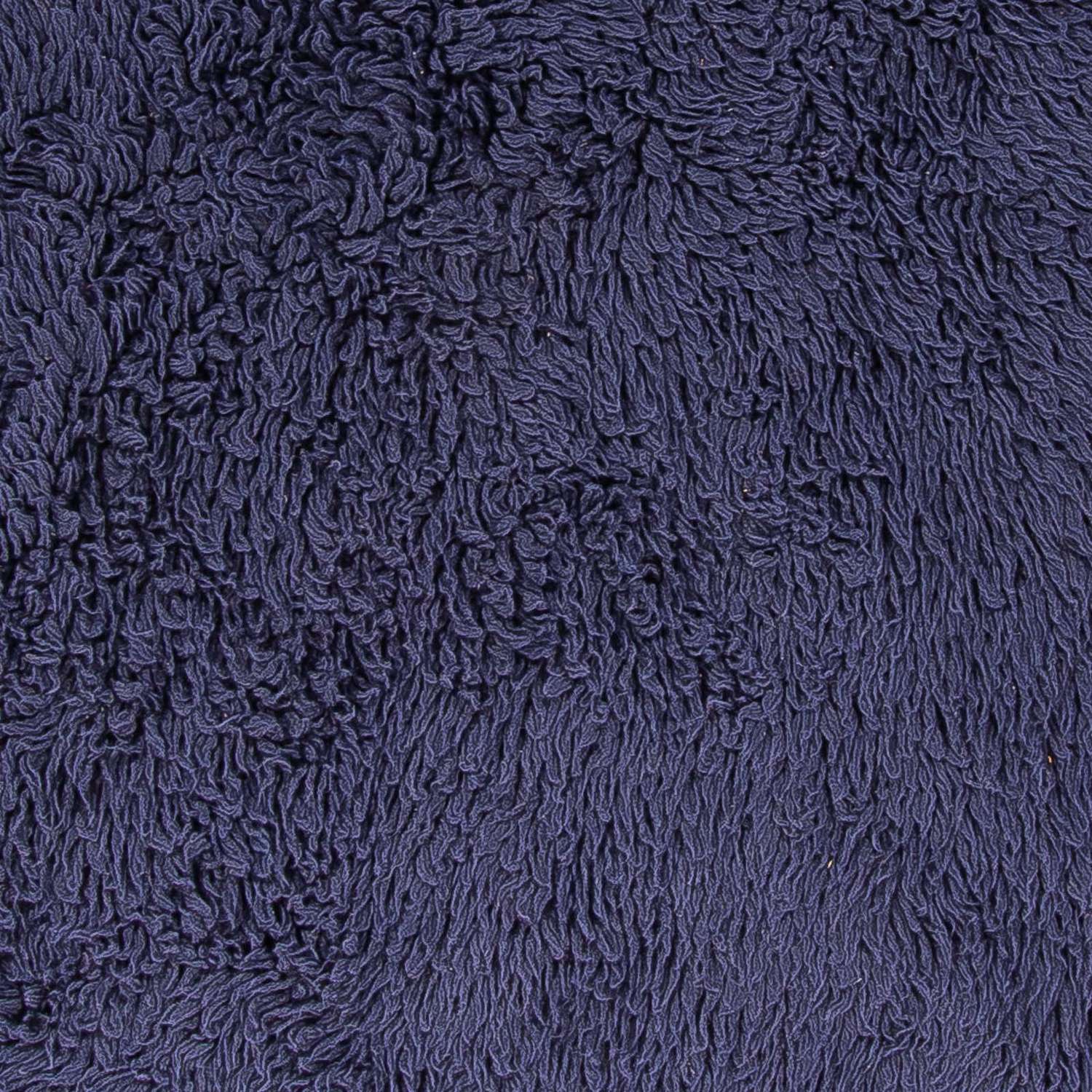 Koberec s vysokým vlasem kulatý  - 260 x 260 cm - tmavě modrá