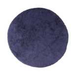 Dywan o wysokim runie okrągły  - 260 x 260 cm - ciemnoniebieski