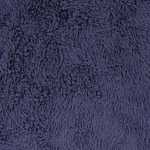 Teppe med høy luv rundt  - 260 x 260 cm - mørkeblå