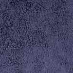 Tæppe med høj pæl rundt  - 261 x 261 cm - mørkeblå