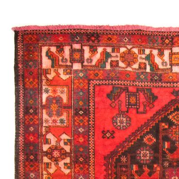 Tapis persan - Nomadic - 297 x 154 cm - rouge foncé