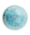 Alfombra de seda - Seda china redondo  - 187 x 187 cm - azul claro