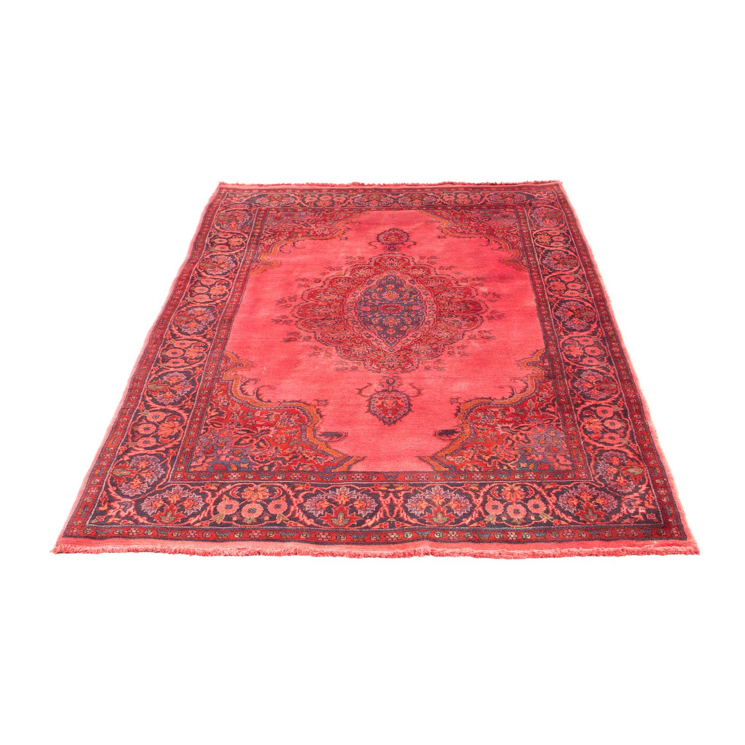 Tapis persan - Classique - 197 x 126 cm - rouge clair