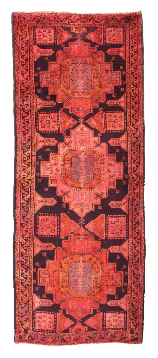 Biegacz Perski dywan - Nomadyczny - 345 x 125 cm - jasna czerwień
