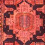 Alfombra de pasillo Alfombra persa - Nómada - 345 x 125 cm - rojo claro