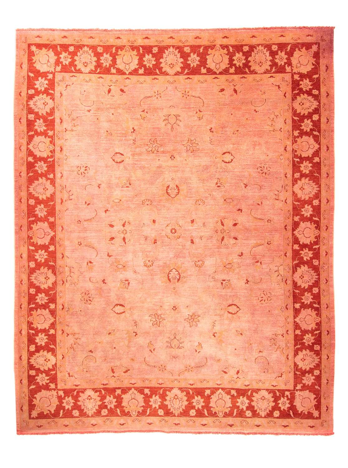 Alfombra Ziegler - 300 x 242 cm - rojo claro