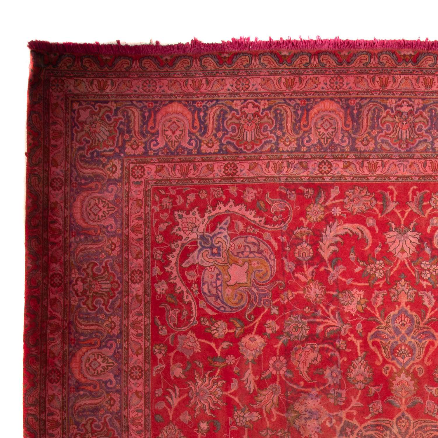 Dywan perski - Klasyczny - 399 x 295 cm - ciemna czerwień