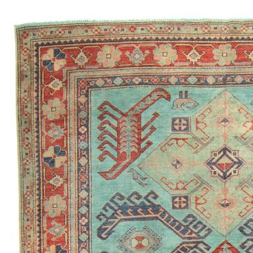 Tapis Ziegler - Kazak - 267 x 186 cm - bleu clair