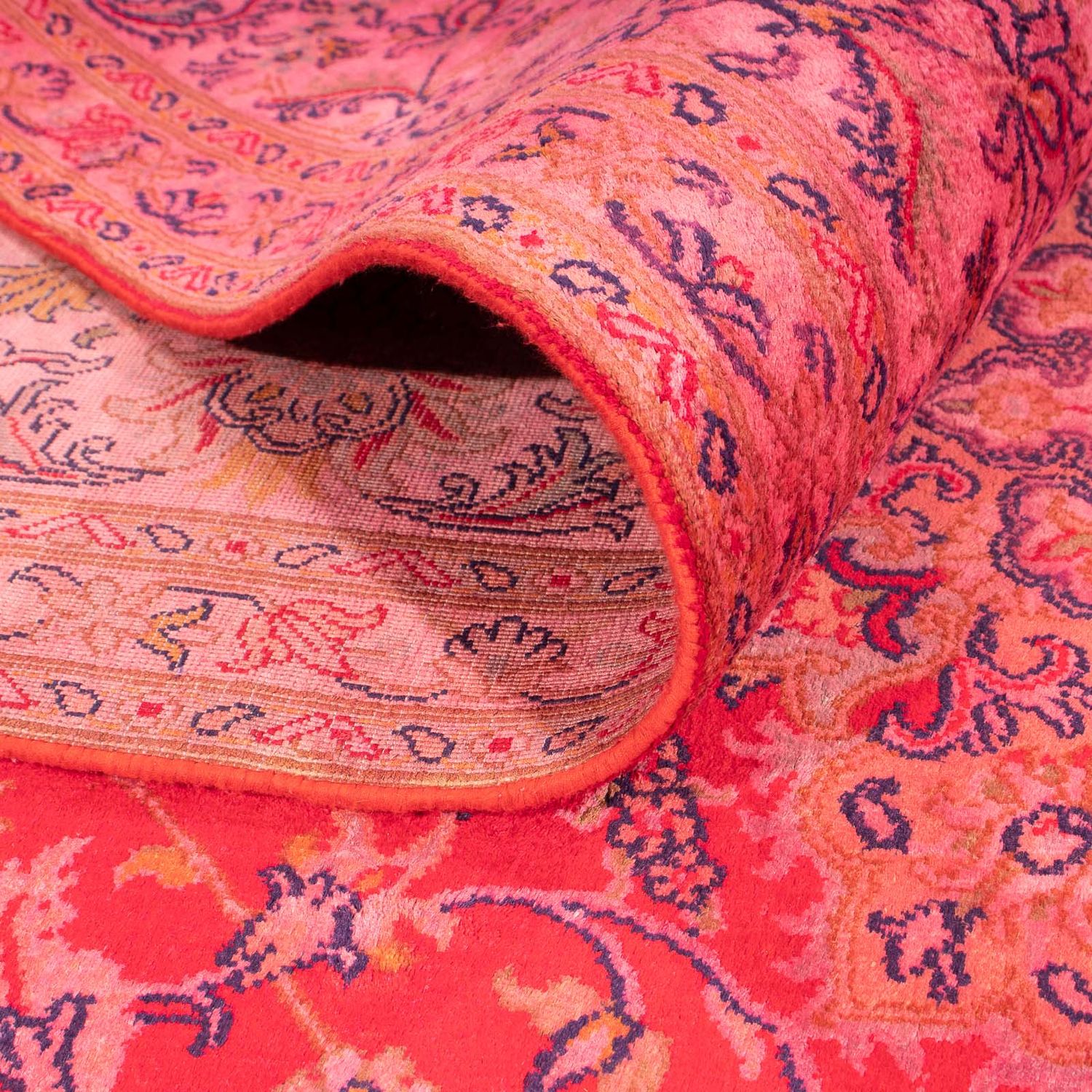 Tapete de seda - Kashmir Silk - 330 x 234 cm - vermelho