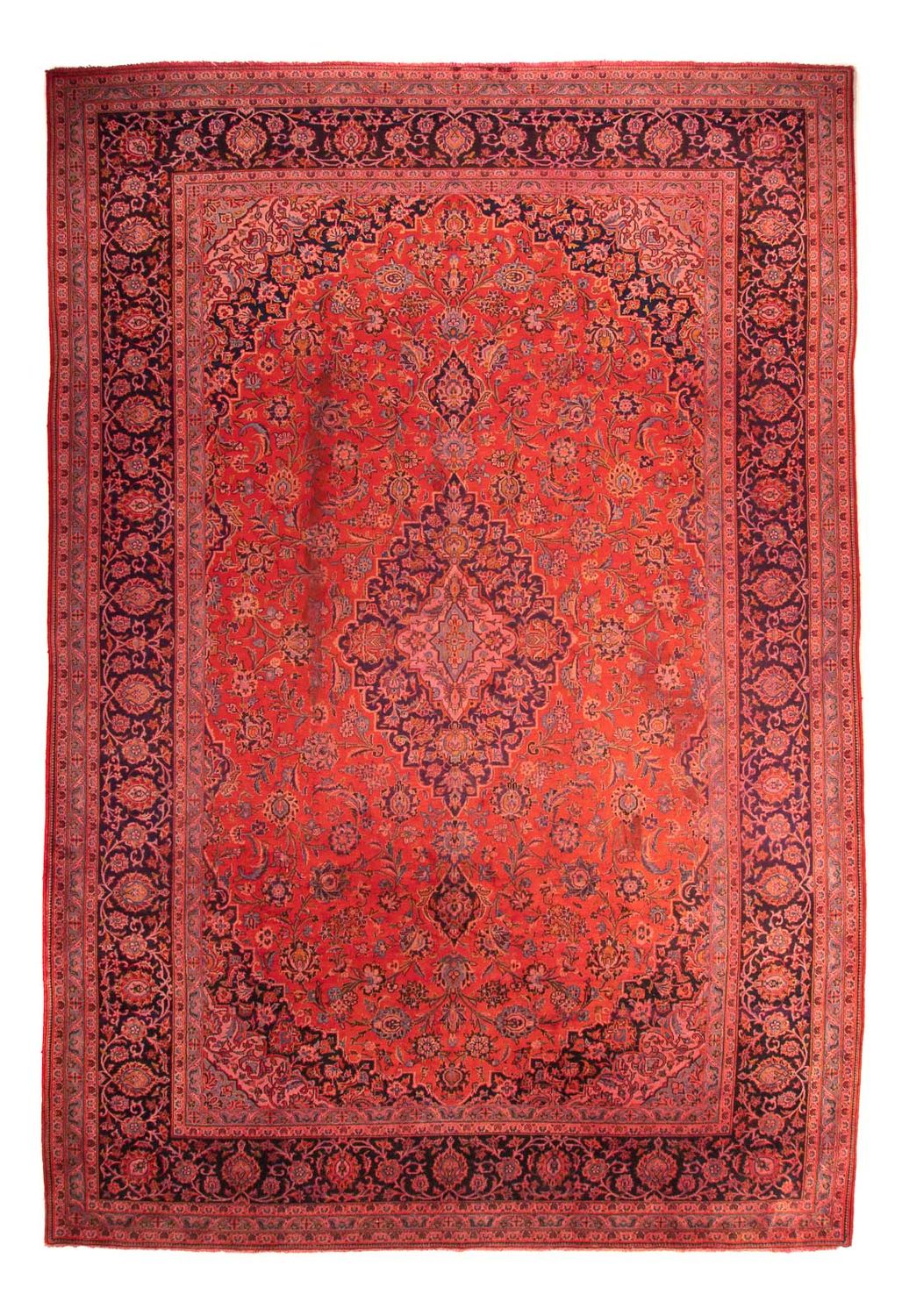 Tappeto Persero - Keshan - 390 x 250 cm - rosso chiaro