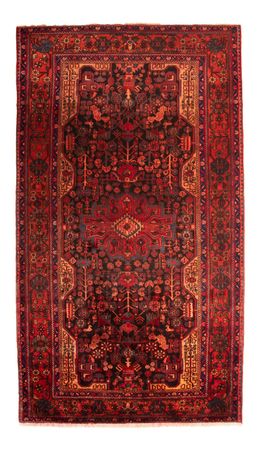 Tapis persan - Nomadic - 348 x 185 cm - rouge foncé