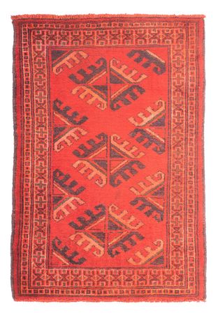 Alfombra Pakistani - 92 x 63 cm - rojo