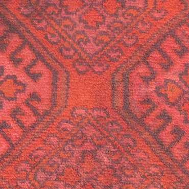 Tapis Turkaman - 88 x 57 cm - rouge clair