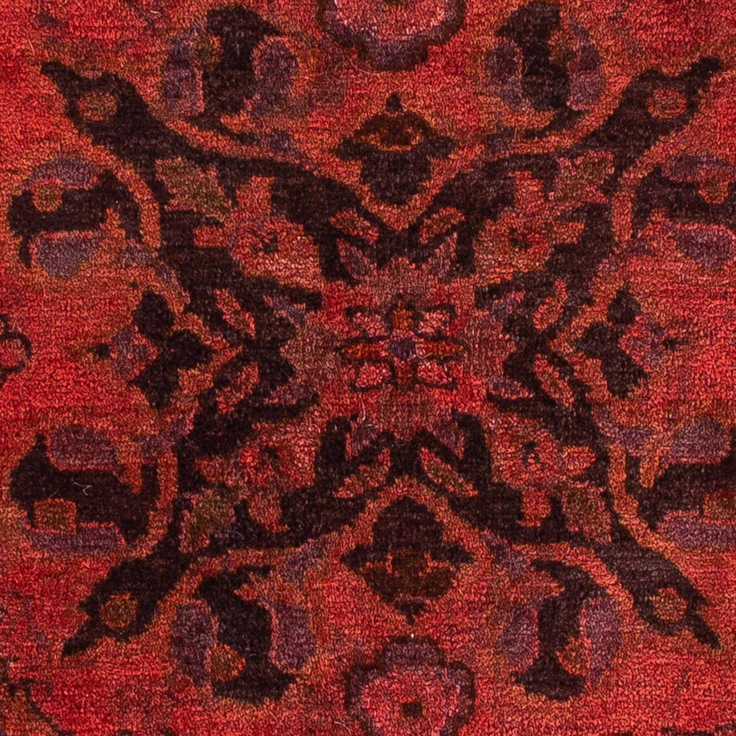 Persisk matta - Classic - 96 x 65 cm - mörkröd