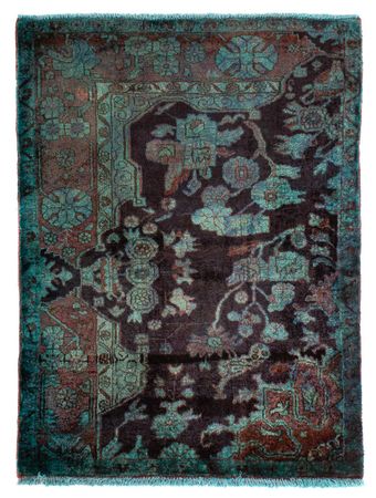 Tapis persan - Nomadic - 120 x 97 cm - bleu clair