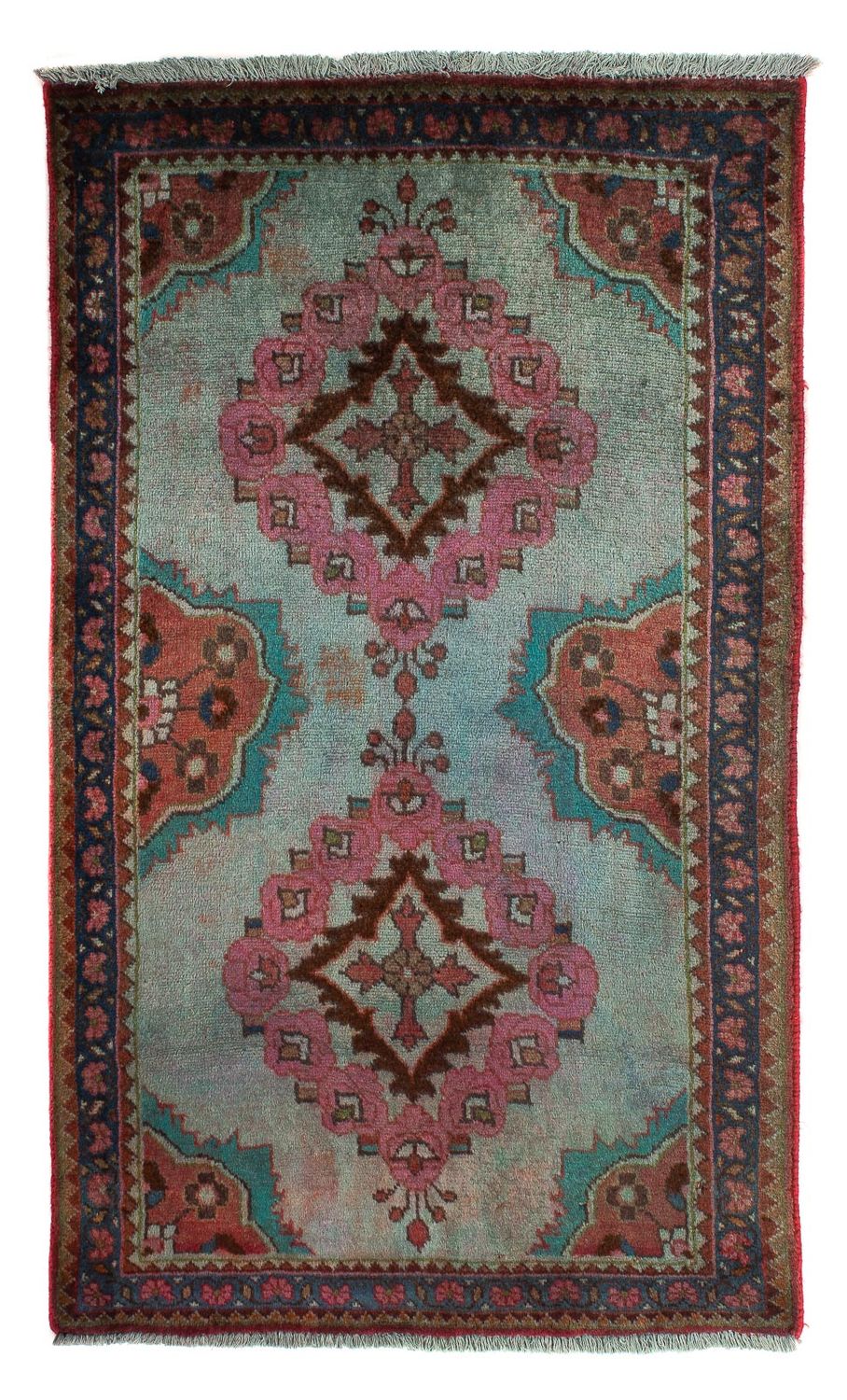 Tapis persan - Nomadic - 125 x 75 cm - bleu clair