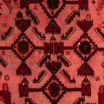 Tapis Belutsch - 190 x 100 cm - rouge clair