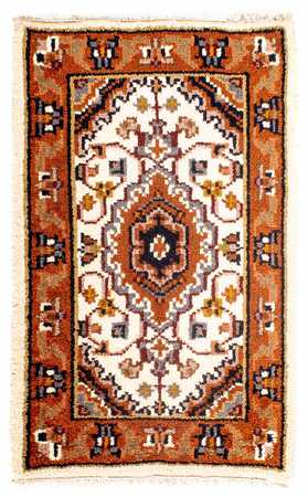 Orientalny dywan - Bijar - Indus - 90 x 60 cm - beżowy