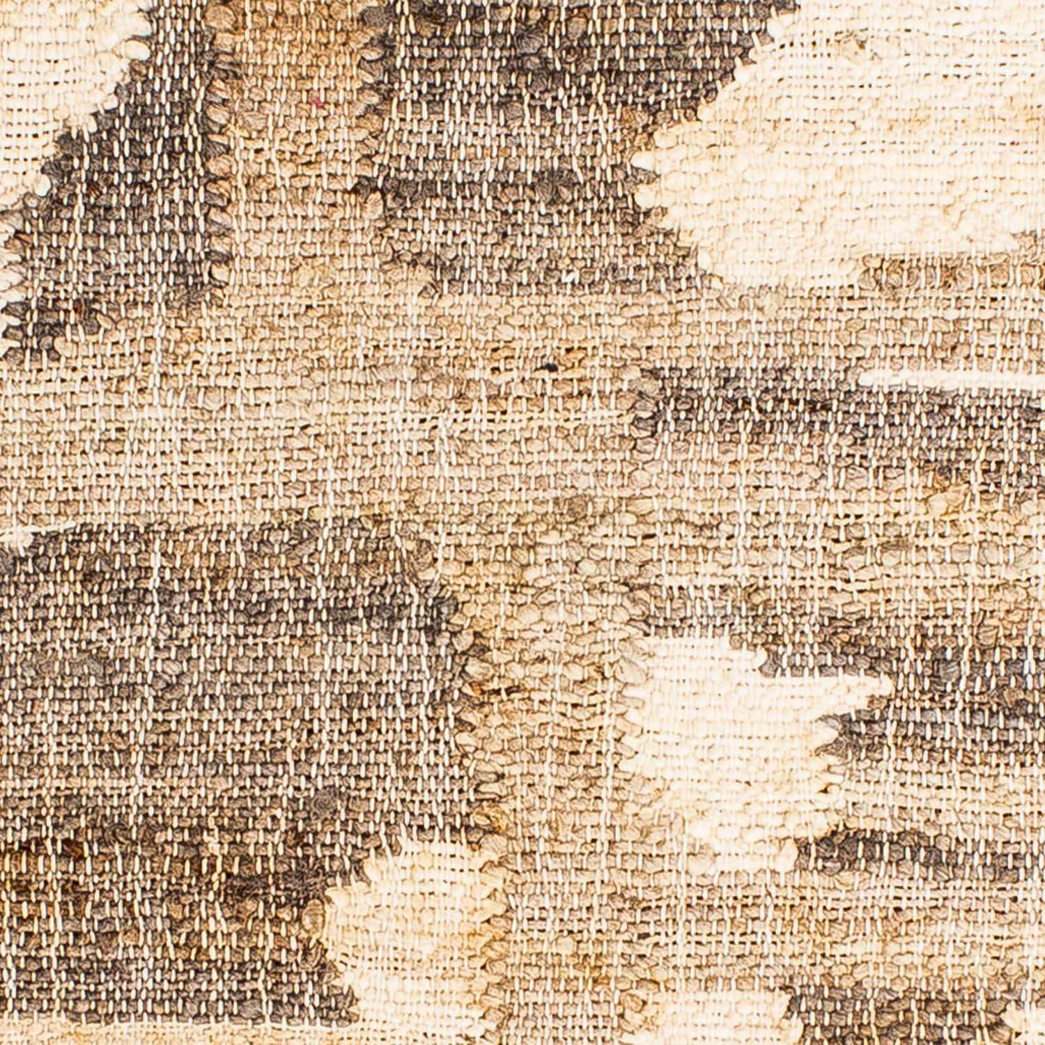 Dywan Kelim - modny kwadratowy  - 62 x 61 cm - jasnobrązowy