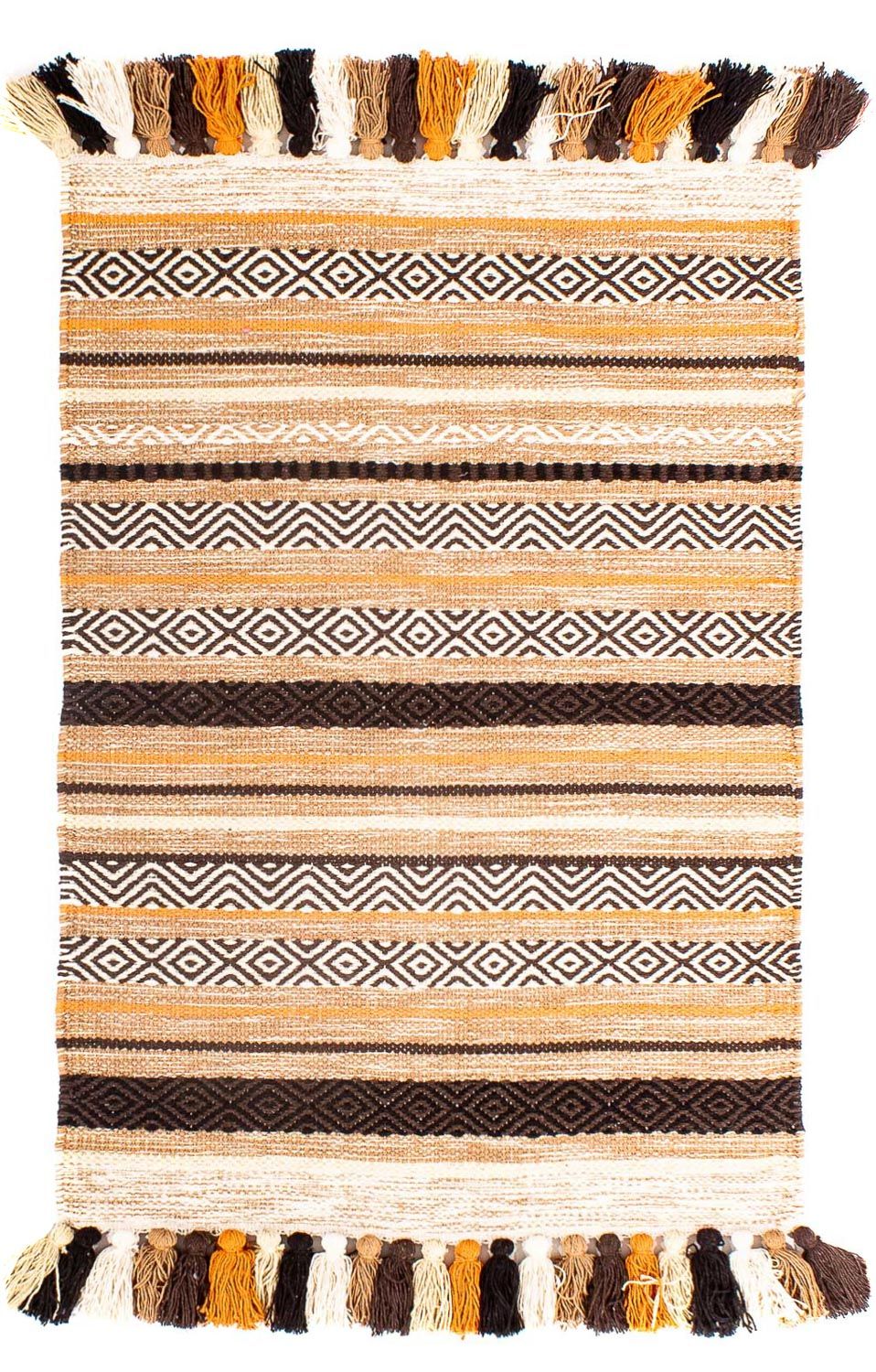 Alfombra Kelim - Tendencia - 93 x 57 cm - multicolor