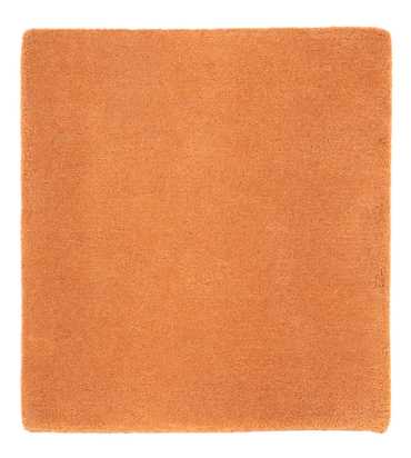 Tapis Népalais carré  - 49 x 44 cm - orange