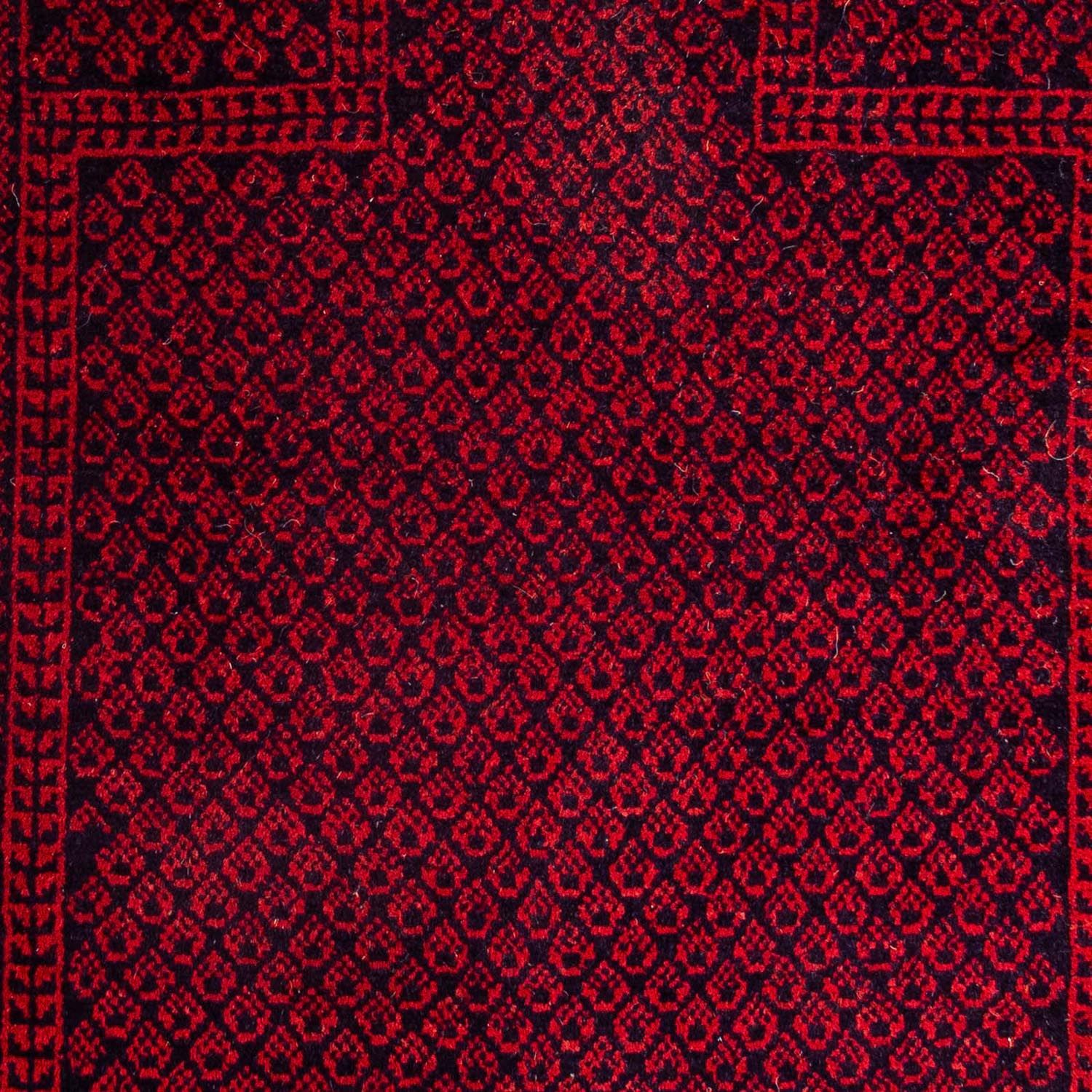 Tapete Baluch - 129 x 84 cm - vermelho escuro