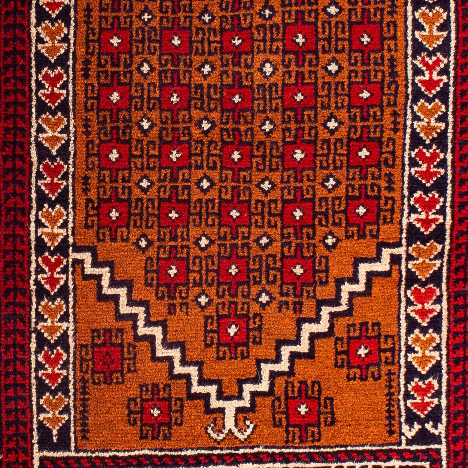 Baluch-matta - 128 x 75 cm - mörkröd