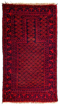 Belutsch Rug - 132 x 79 cm - dark red