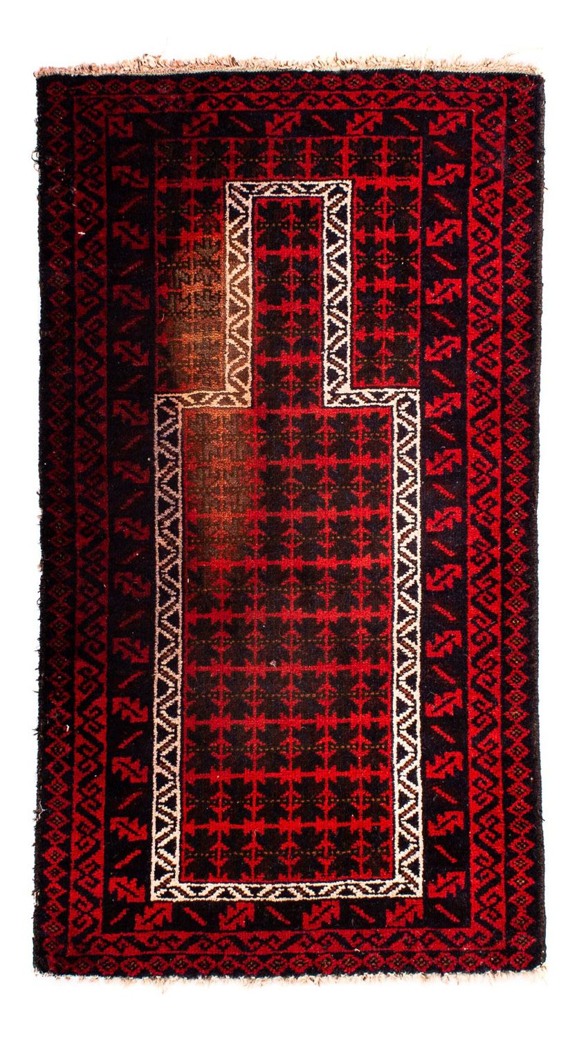 Tappeto Belutsch - 130 x 73 cm - rosso scuro